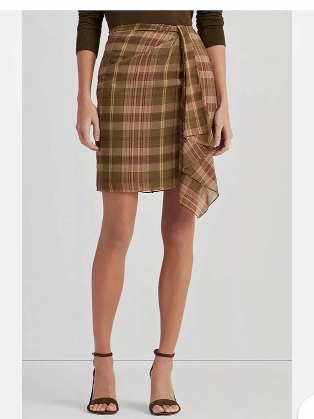 Fall Into Fashion this Season w the Lauren Ralph Lauren Plaid Asymmetrical Minis